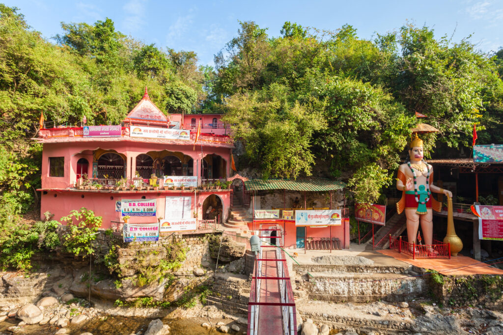 DEHRADUN, INDIA – NOVEMBER 07, 2015: Tapkeshwar Mahadev Temple in Dehradun is one of the most famous temples dedicated to Lord Shiva in India.